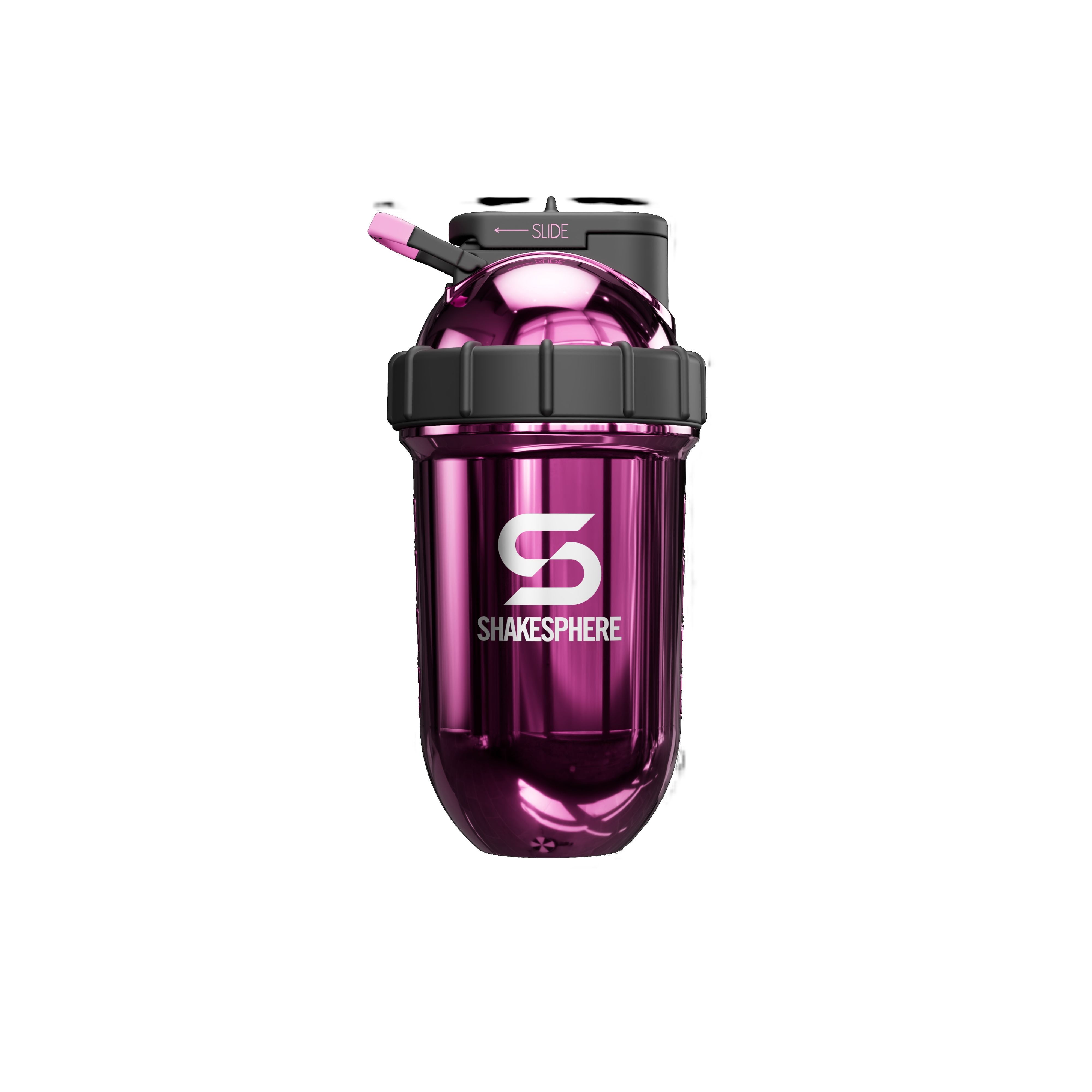 ShakeSphere Tumbler, Steel, Mirrored Pink