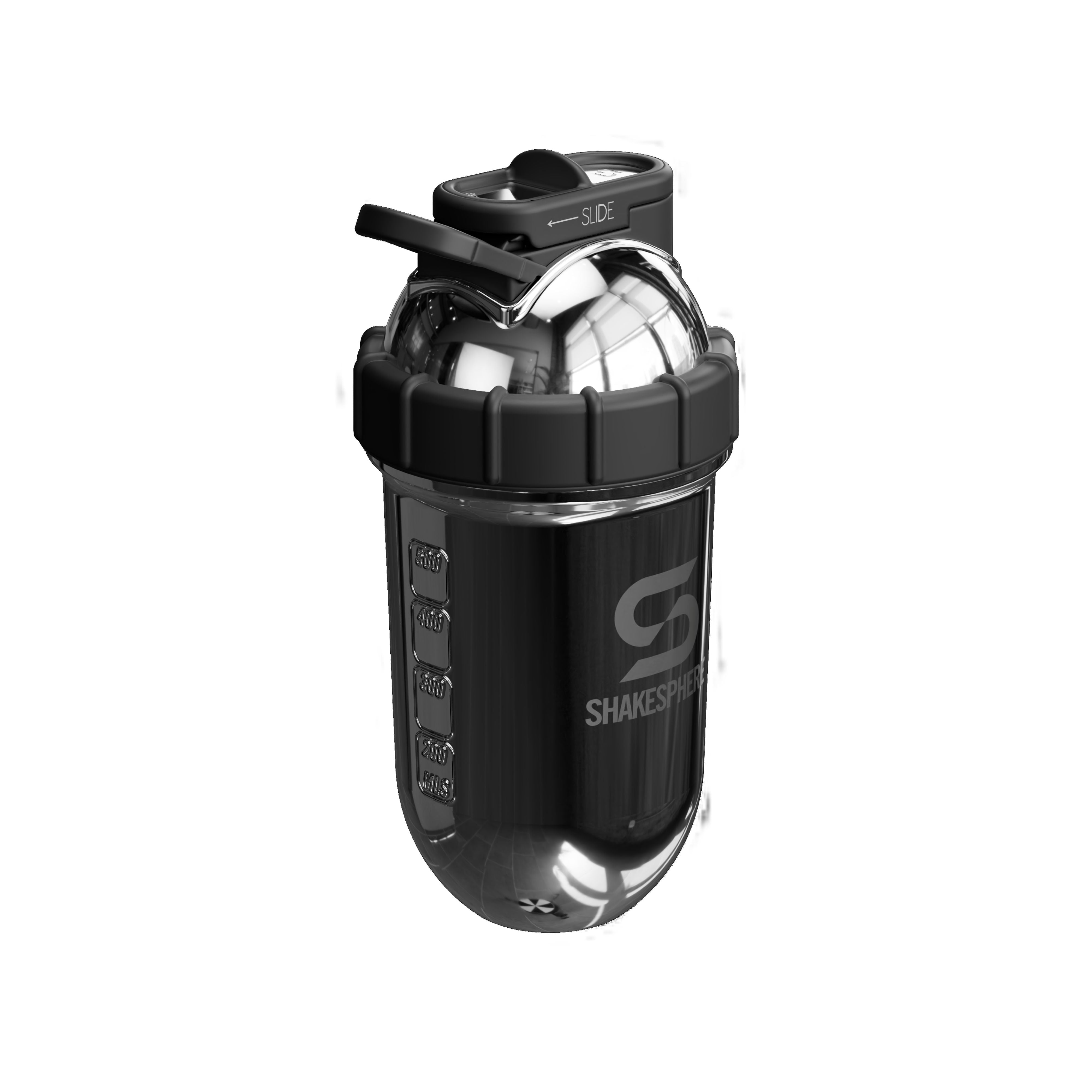 ShakeSphere Tumbler, Steel, Mirrored Silver