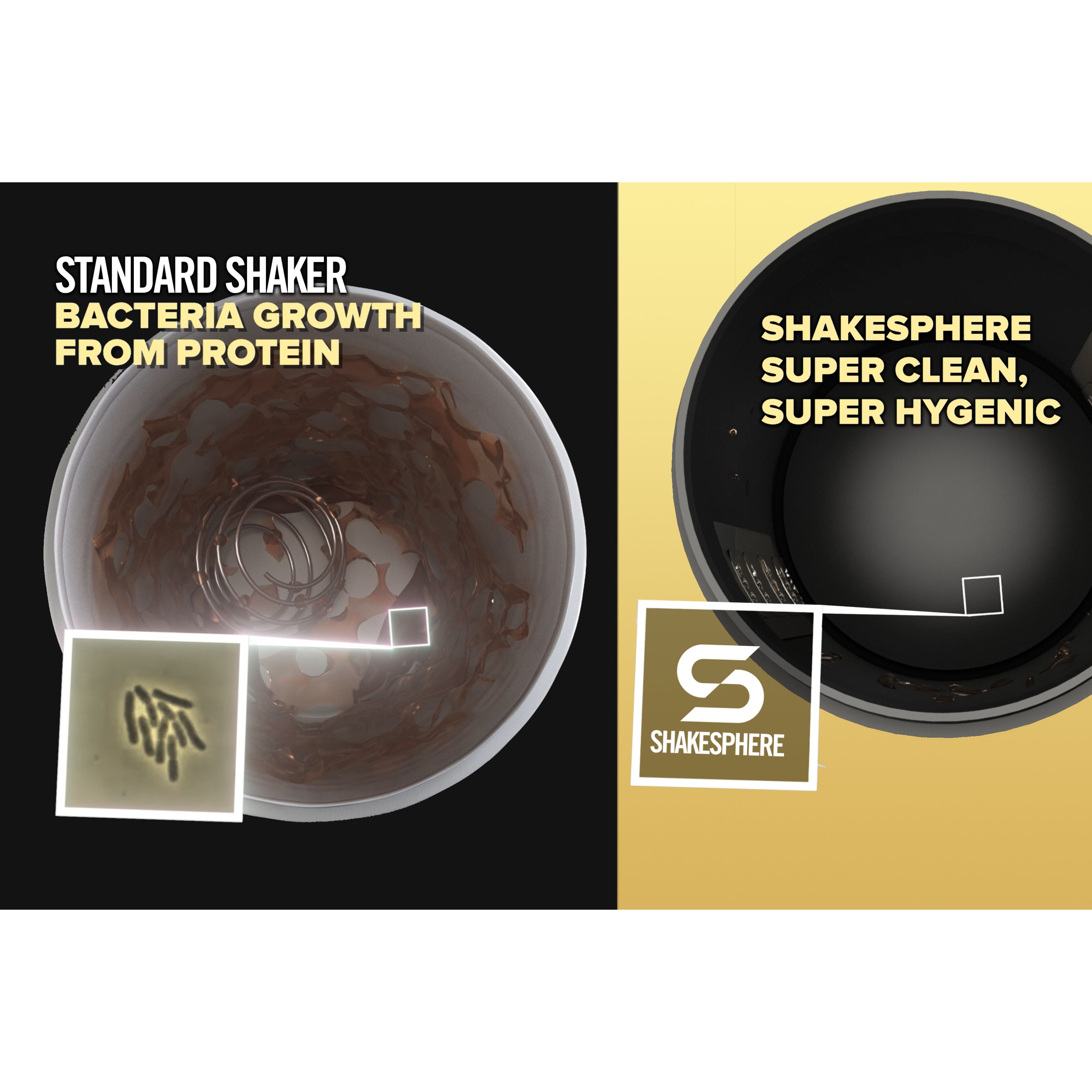 ShakeSphere Tumbler, Steel, Mirrored Black