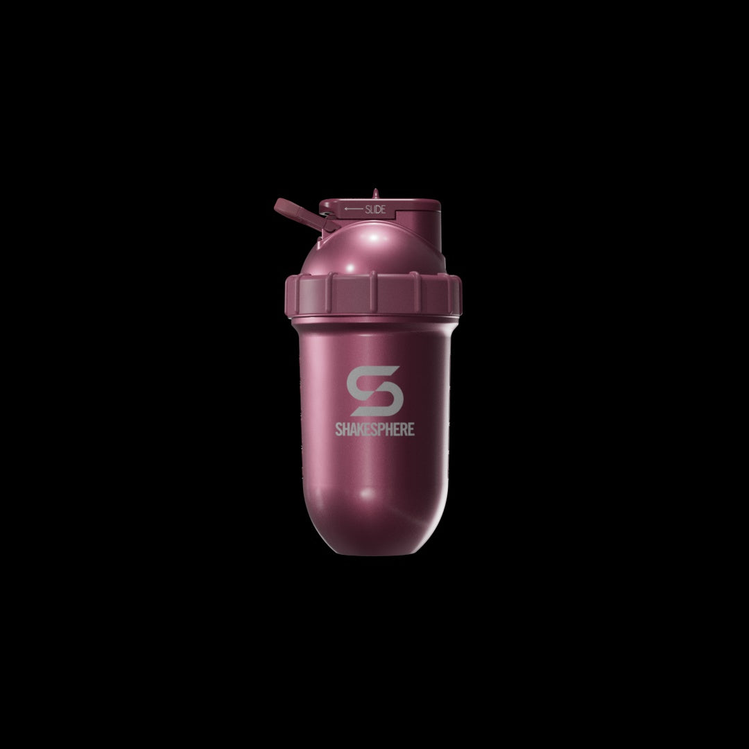 700mls Shakesphere Tumbler Steel Rose Gold with Silver Logo