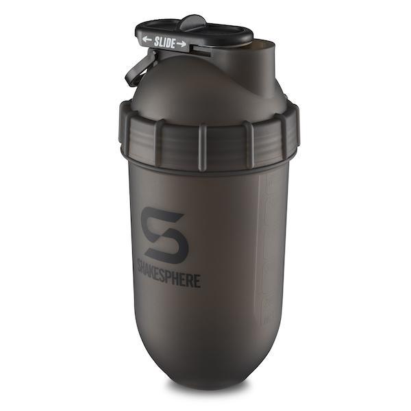 700mls ShakeSphere Tumbler Original Frosted Black/Black Logo