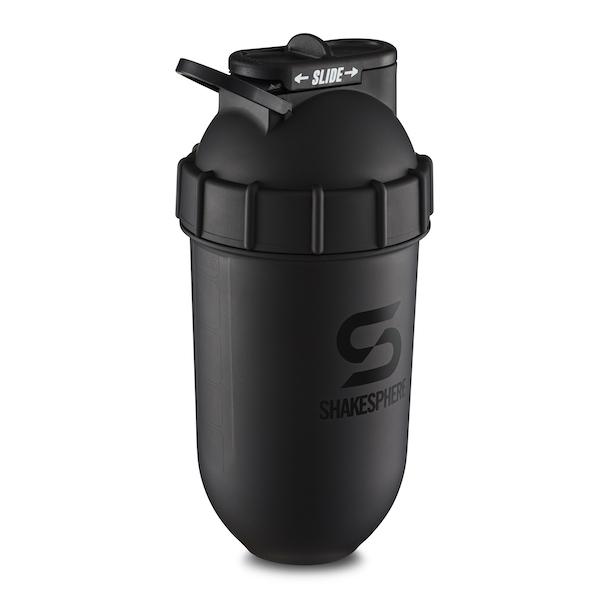 700mls ShakeSphere Tumbler Original Matte Black/Black Logo