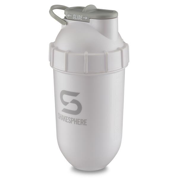 700mls ShakeSphere Tumbler Original Pearl White/Grey Logo