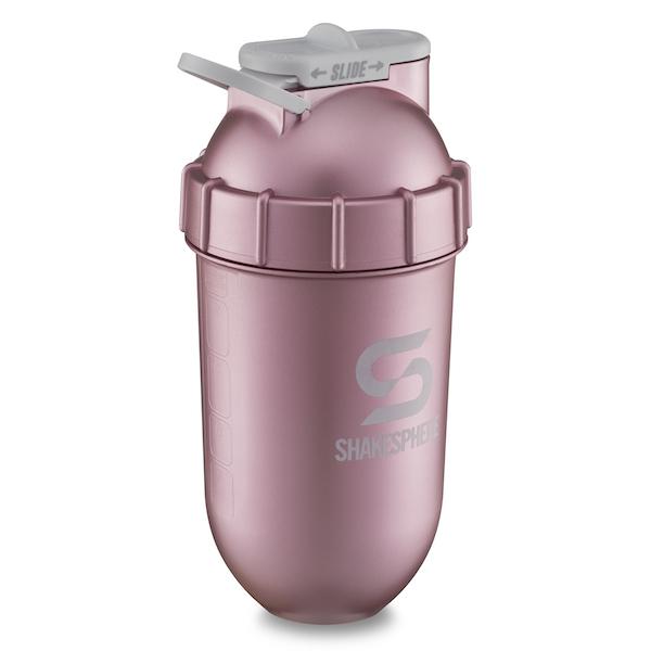 700mls ShakeSphere Tumbler Original Rose Gold/White Logo