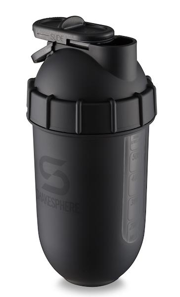 700mls ShakeSphere Tumbler View Matte Black/Black Window
