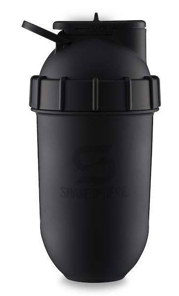 700mls ShakeSphere Tumbler View Matte Black/Black Window
