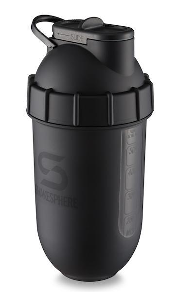 700mls ShakeSphere Tumbler View Matte Black/Black Window