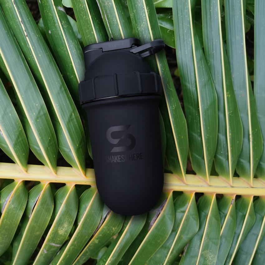 700mls ShakeSphere Tumbler Double Wall Steel Matte Black