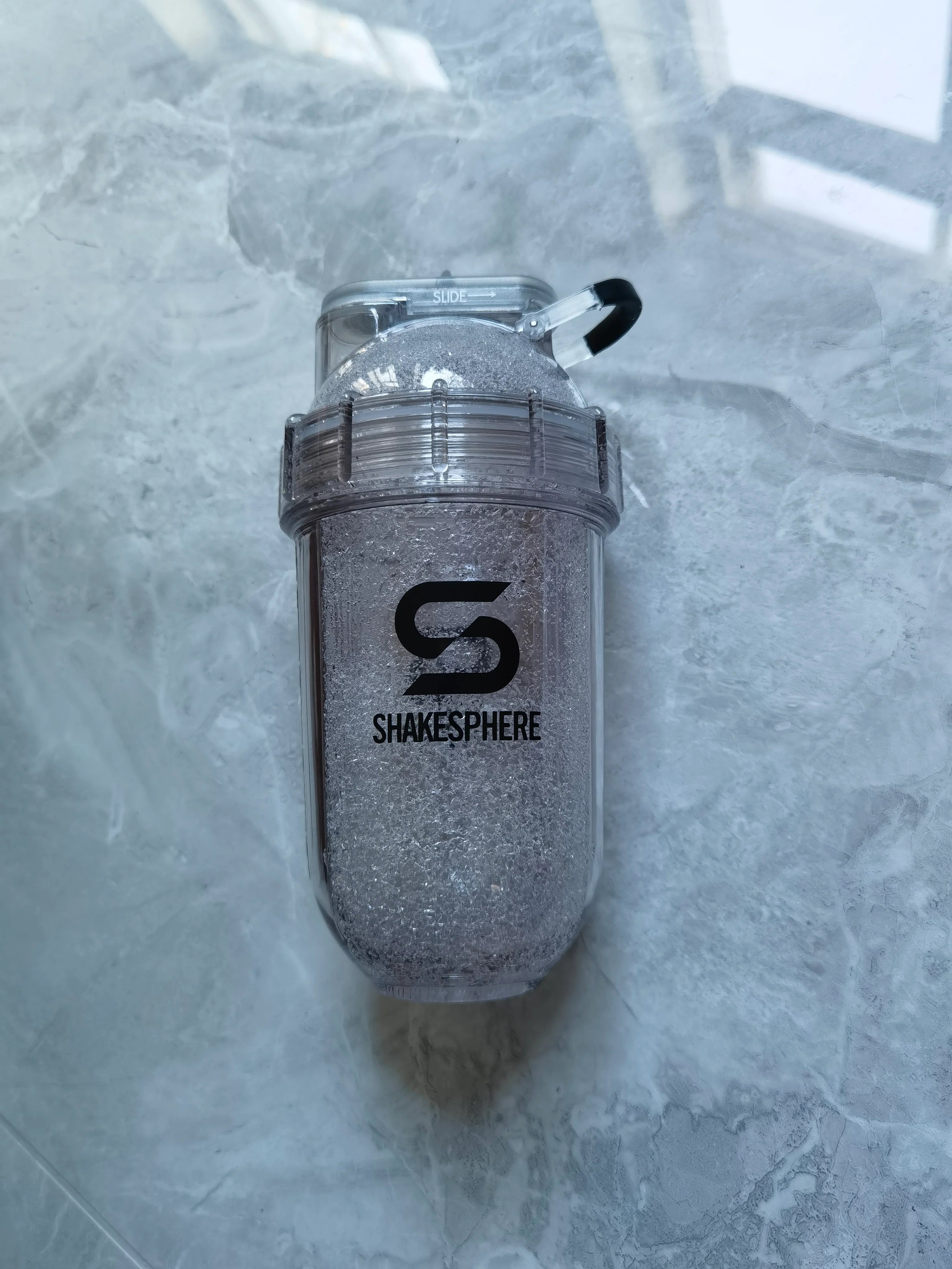 ShakeSphere Tumbler Cooler Shaker Clear