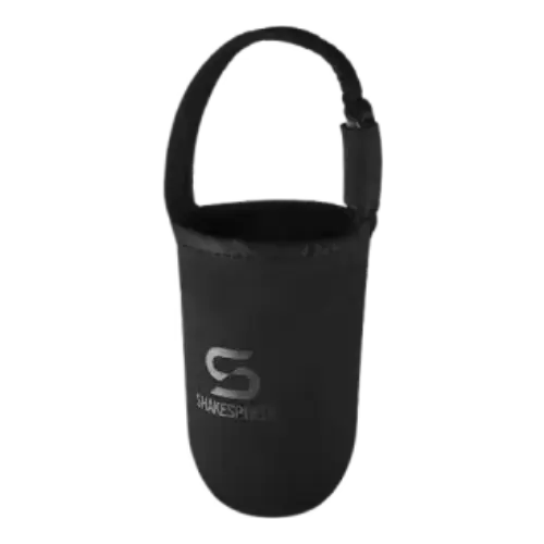 Black Neoprene Case for Protein shaker bottle