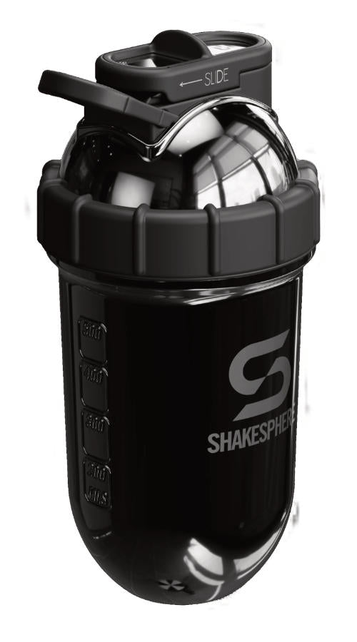 ShakeSphere Tumbler, Steel, Mirrored Black
