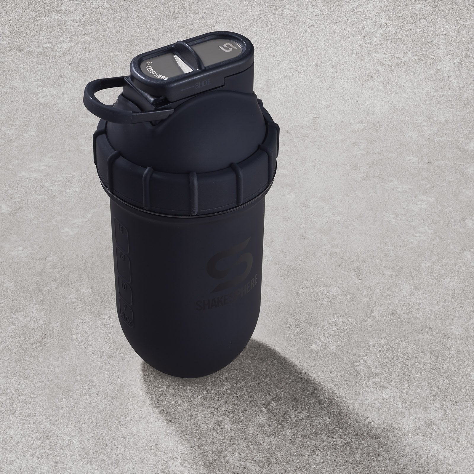 700mls ShakeSphere Tumbler Double Wall Steel Matte Black