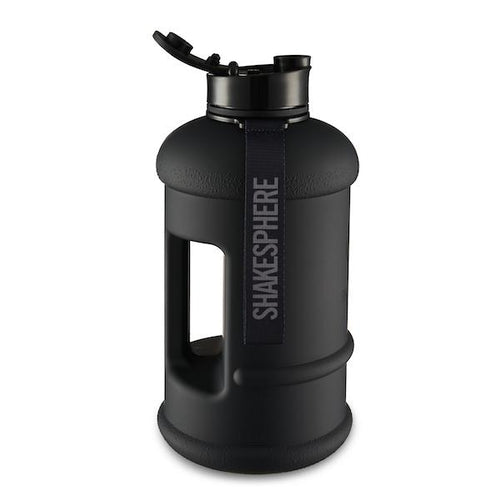 1.3L ShakeSphere Hydration Jug Matte Black/Black Logo