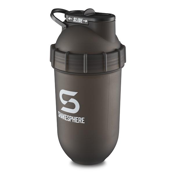 700mls ShakeSphere Tumbler Original Frosted Black/White Logo