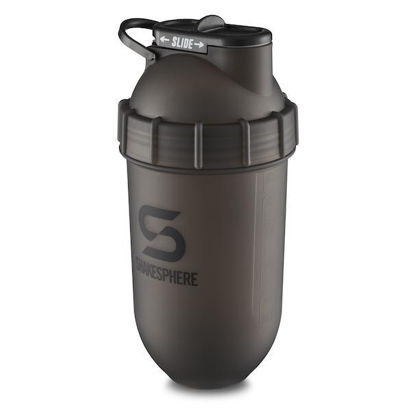 700mls ShakeSphere Tumbler Original Frosted Black/Black Logo